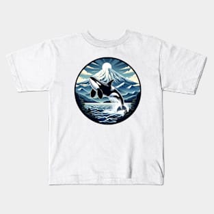 Orca in Japan Kids T-Shirt